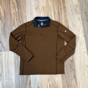 Kuhl Men's Brown Zip-Up Sweater